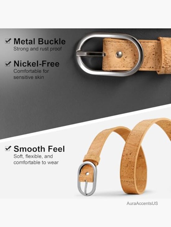 Vegan Cork Belt - 1 1/8\